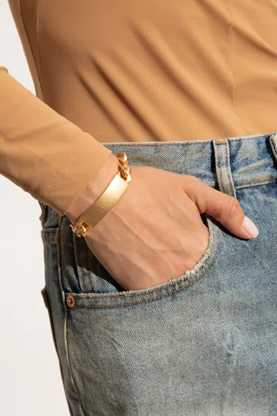 Maison Margiela Silver Bracelet In Gold