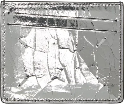 Maison Margiela Silver Four Stitches Card Holder