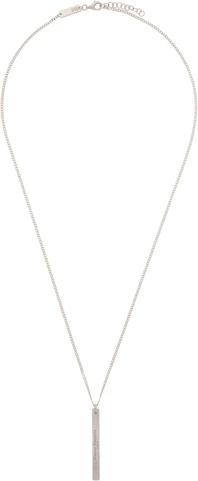 Maison Margiela Silver Pendant Necklace