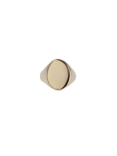 Maison Margiela Silver Ring In Gold