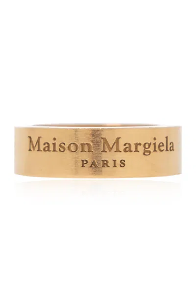 Maison Margiela Silver Ring In Golden