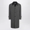 Maison Margiela Single-breasted Coat In Virgin Wool Blend In Animal Print