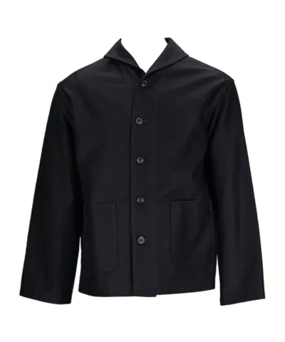 Maison Margiela Single-breasted Casual Jacket In Black