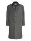 Maison Margiela Wool Coat In Black