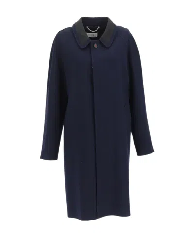 Maison Margiela Single-breasted Coat In Black