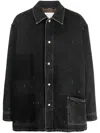 Maison Margiela Denim Jacket In Black