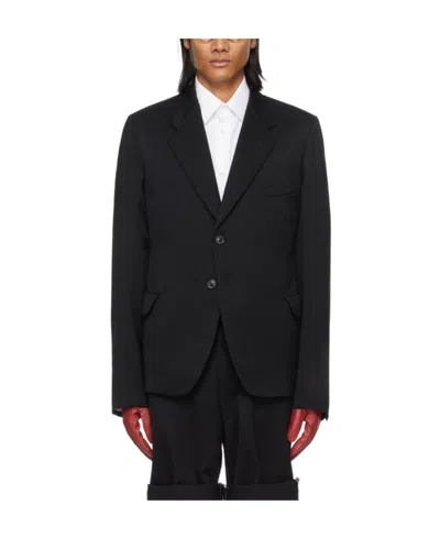 Maison Margiela Single-breasted Suit Jacket In Black