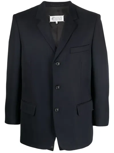 Maison Margiela Blazer Jacket In Blu