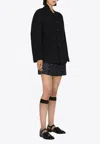 Maison Margiela Long-sleeve Wool Jacket In Black
