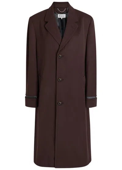 MAISON MARGIELA MAISON MARGIELA SINGLE-BREASTED WOOL COAT