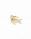 Maison Margiela Single Earring In Gold