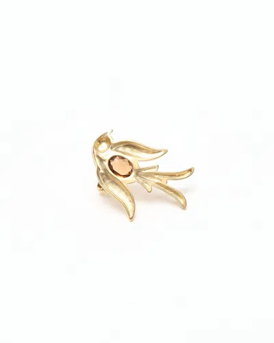 Maison Margiela Single Earring In Gold