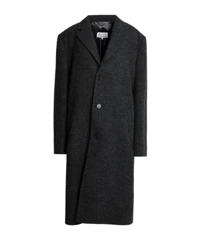 Maison Margiela Single-breasted Coats In Black