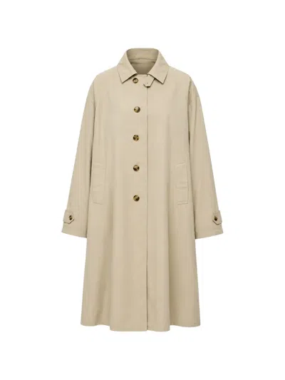 Maison Margiela Single-breasted Trench Coat In Neutral