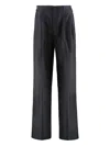Maison Margiela Skater Pleated-details Trousers In Black
