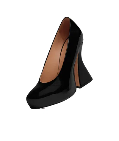 Maison Margiela Sketch 120mm Patent-leather Pumps In Black
