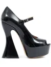 Maison Margiela Sketch 150mm Mary Jane Pumps In Black
