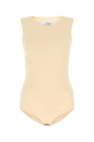 Maison Margiela Skin Pink Stretch Viscose Bodysuit