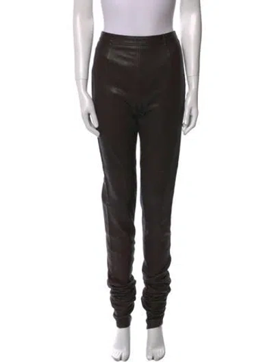 Pre-owned Maison Margiela Skinny Leg Pants In Black