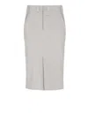 Maison Margiela Belt Loops Skirts In Gray