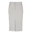 Maison Margiela Belt Loops Skirts In Gray