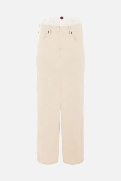 Maison Margiela Skirts In Beige