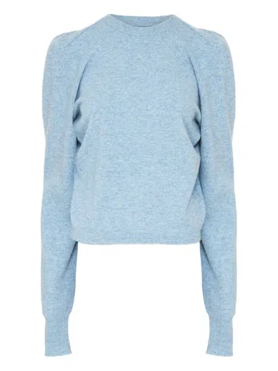 MAISON MARGIELA SKY BLUE WOOL CREWNECK SWEATER