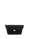 Maison Margiela Quilted Crossbody Bag Adjustable Strap In Black