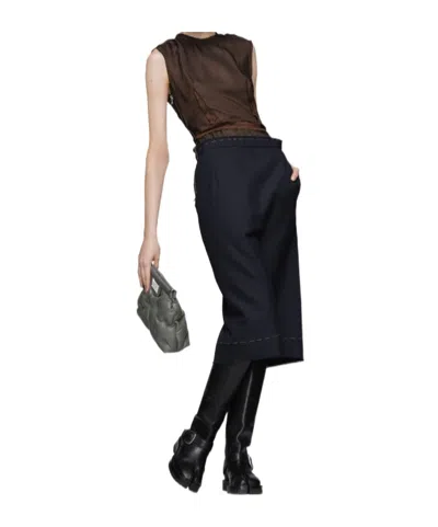 MAISON MARGIELA MAISON MARGIELA SLEEVELESS MIDI DRESS