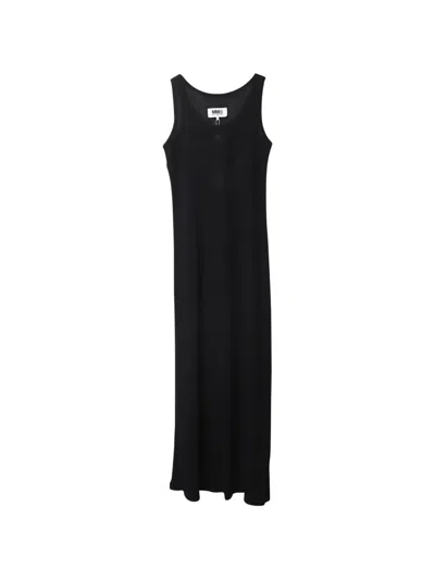 Pre-owned Maison Margiela Sleeveless Maxi Dress In Black