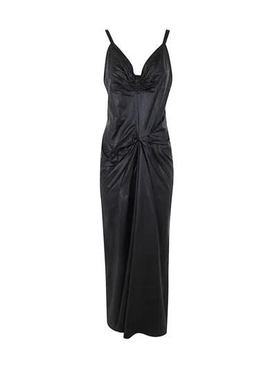 Maison Margiela Sleeveless Maxi Dress Clothing In Black