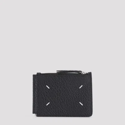 Maison Margiela Wallet Slim 2 Pincer In Black