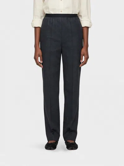 Maison Margiela Pants Woman Color Grey In Gray