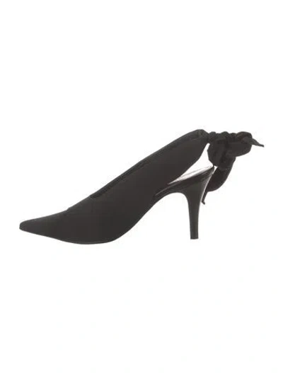 Pre-owned Maison Margiela Slingback Pumps In Black