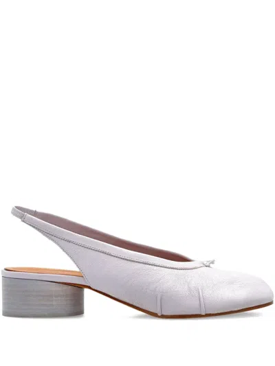 Maison Margiela Slingback Split-toe Pumps In Purple