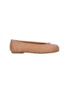 Maison Margiela Slip-on Ballerina Flats With Tabi Detail In Brown