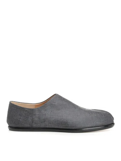 Maison Margiela Tabi Loafers In Black Leather Men