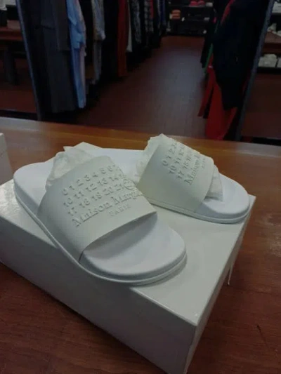 Pre-owned Maison Margiela Slipper S57wx0024 In White