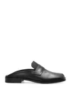 Maison Margiela Black Tabi City Loafer Mules In Black