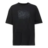 Maison Margiela Classic Black T-shirt With Round Neckline And Short Sleeves In Black