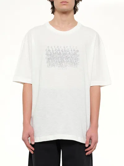 MAISON MARGIELA SLUBBY LOGO T-SHIRT