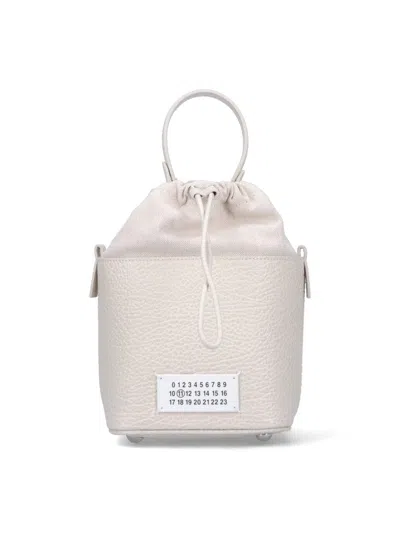 Maison Margiela Small '5ac' Bucket Bag - Off-white