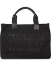 Maison Margiela Cabas Shopping Bag Small Unisex Black In Black