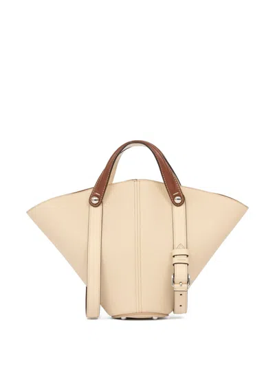 Maison Margiela Small Dress-age Shoulder Bag In Neutrals