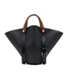 Maison Margiela Dress Age Black Leather Bag In Black