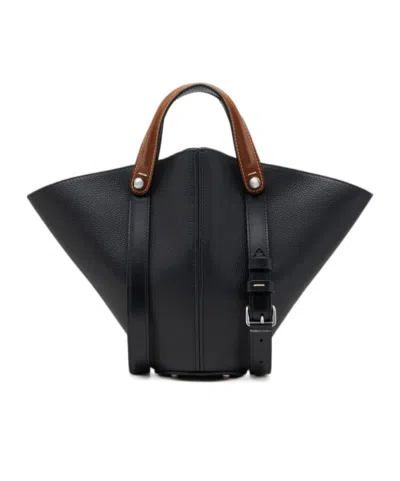 Maison Margiela Dress Age Black Leather Bag