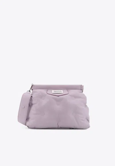 Maison Margiela Small Glam Slam Classique Clutch Bag In Purple