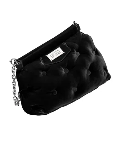 Maison Margiela Small Glam Slam Classique Shoulder Bag In Black