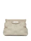 Maison Margiela Small Glam Slam Quilted Shoulder Bag In Neutral