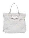 Maison Margiela Small Glam Slam Quilted Top-handle Bag In Gray